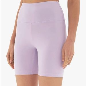 Lilac Biker Shorts.